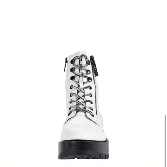 White Guess combat boots - Picture 4 of 6